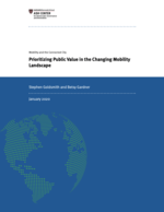 Prioritizing Public Value in the Changing Mobility Landscape
