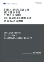 Public Narrative and Its Use in the Stand Up with the Teachers Campaign in Jordan (QMM)