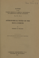 Astronomical Notes on the Maya Codices