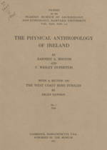 The Physical Anthropology of Ireland