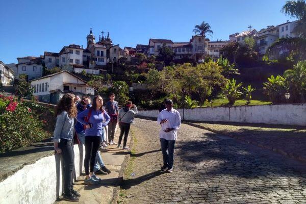 Summer Internship Program Participants in Ouro Preto, Brazil