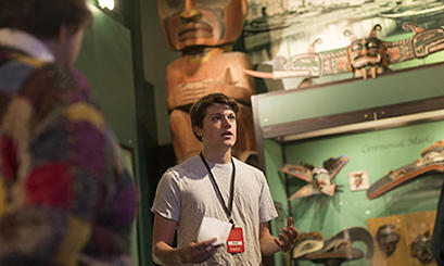Student Tour Guide in the Peabody Museum of Archaeology & Ethnology
