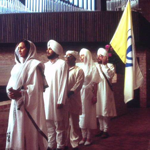 Sikhs from Guru Ram Dass Ashram at Festival of Chants
