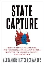 State capture book cover featuring multiple red state houses