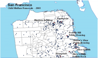 San Francisco Child Welfare Removals 2003