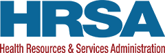 The logo for HRSA, which features the letters H, R, S, and A