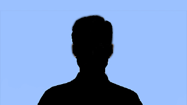 A silhouette of a person