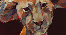 Painting of a Lion Cub.