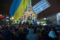 Euromaidan 2013 By Mstyslav Chernov (Own work) [CC BY-SA 3.0 (http://creativecommons.org/licenses/by-sa/3.0)], via Wikimedia Commons