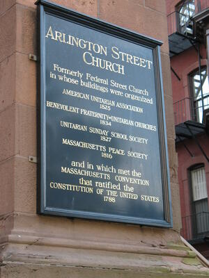 Arlington Street Church in Boston, MA