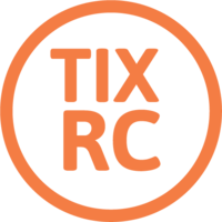 An orange circle with "TIXC" in the middle