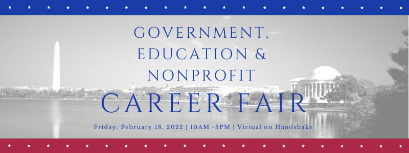 Government, Education and Nonprofit Fair on 2.18.2022