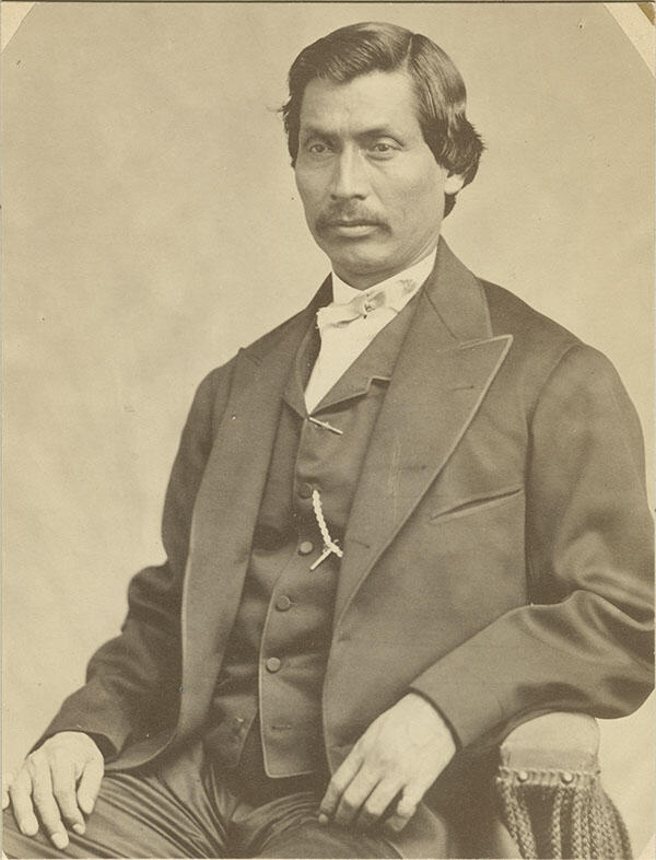 Portrait of Samuel Smith "A Cherokee delegate" by&nbsp;A. Zeno Shindler, Washington, D.C. 1868.&nbsp;2004.29.6220