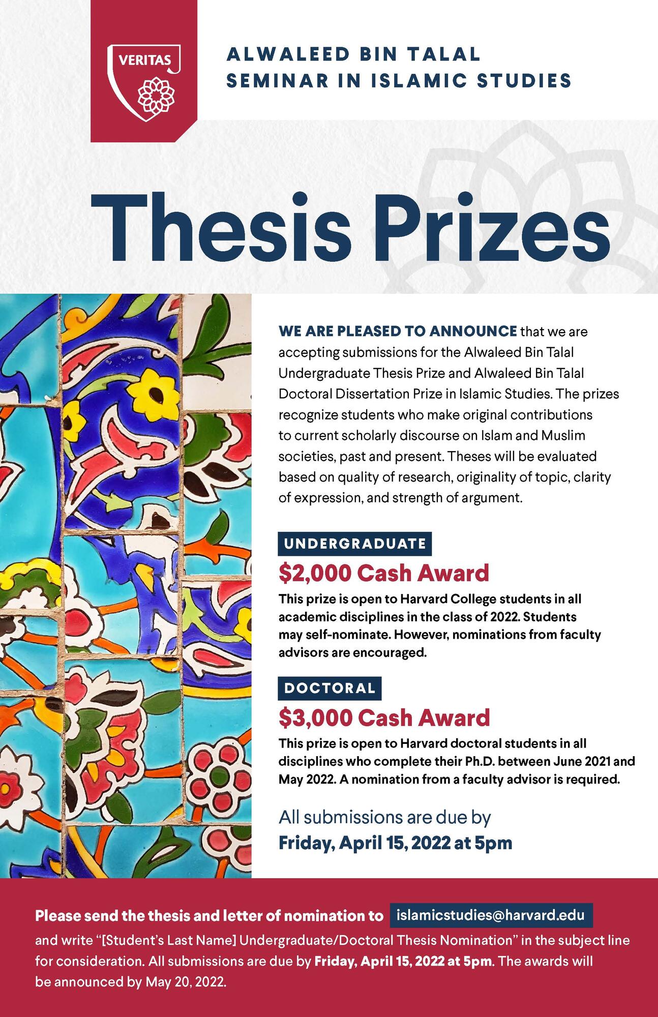 2022 Thesis Prize Poster