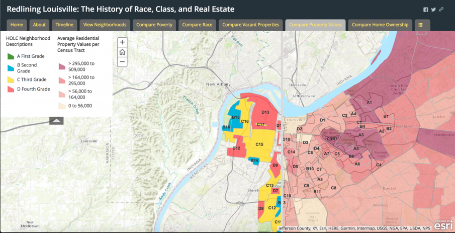 Redling Map Property Values