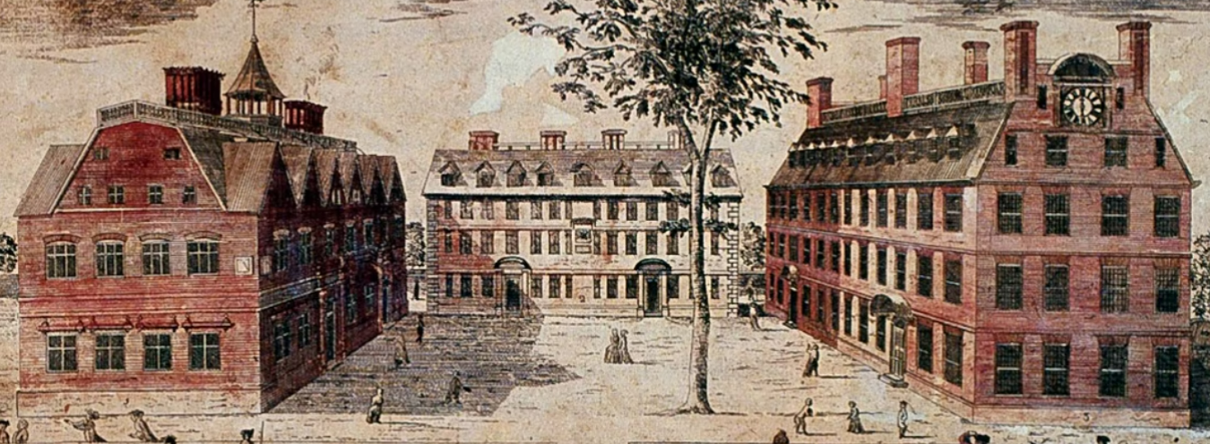 Harvard Legacy and History Banner - Historic image of Harvard Yard