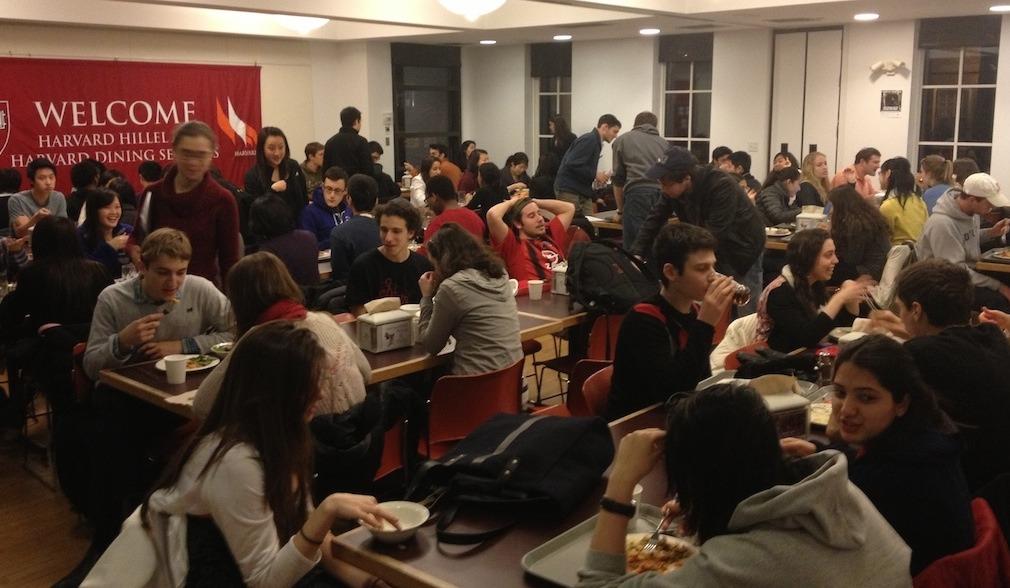 Harvard Hillel Serves Shabbat and Holiday Meals and Dinner on Weekdays!