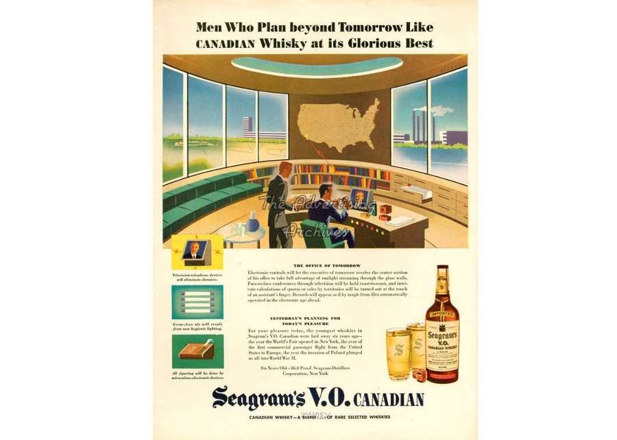 1940s Canadian Advertisement for Seagram's