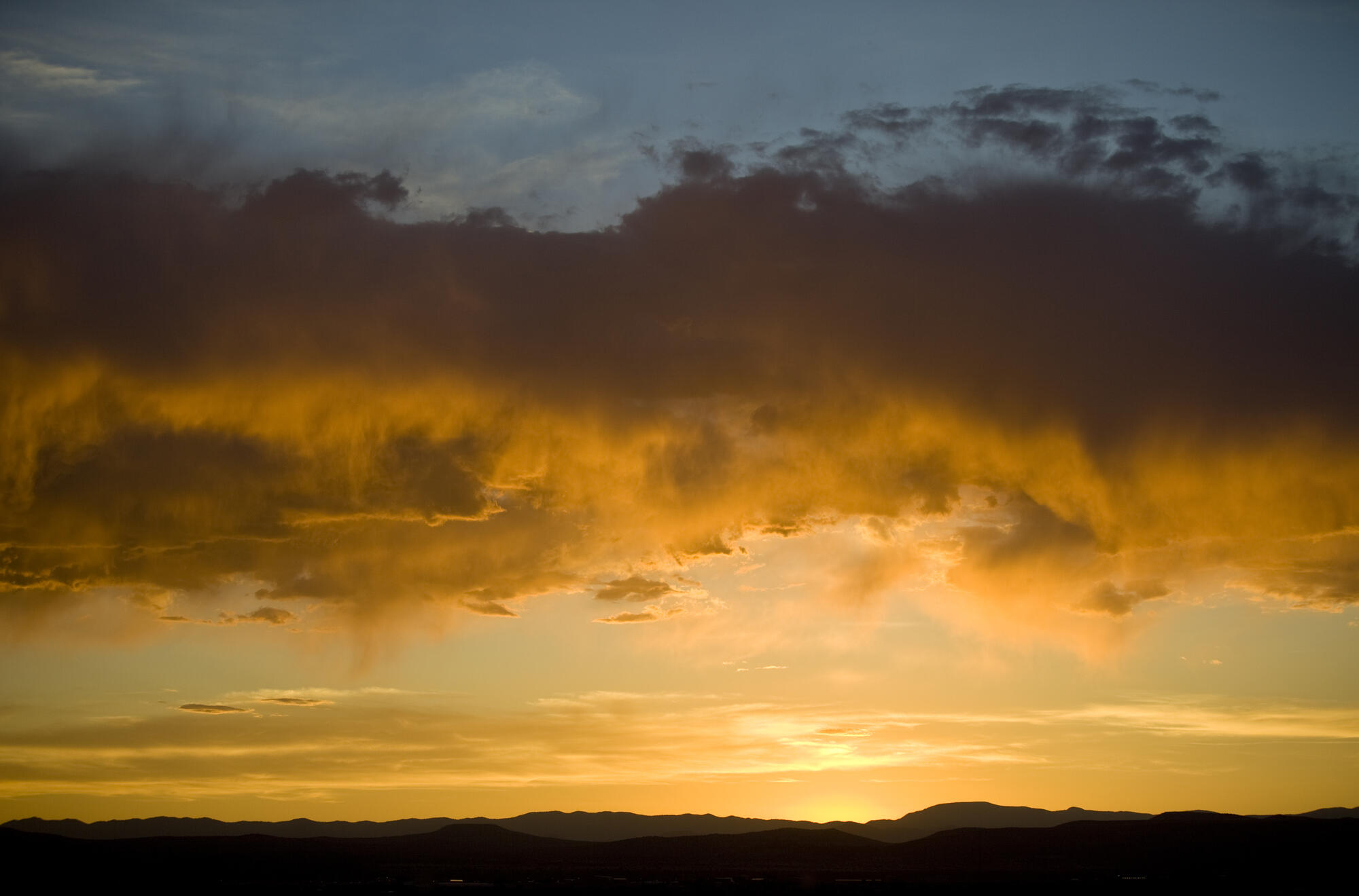 Sunset in Santa Fe, New Mexico