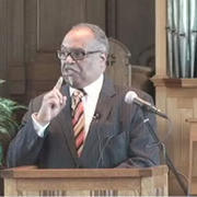 Charles G. Adams Speaks at Noon Service