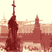 St Volodymyr statue near the Kremlin