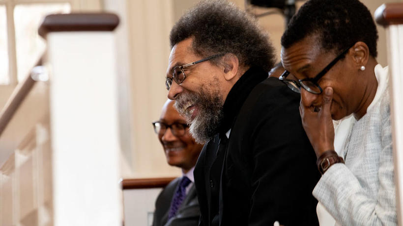 photo_of_claudine_gay_cornel_west_and_tommie_shelby