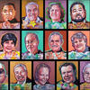 Paintings of the victims of the 2019 El Paso shooting