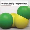 Green and yellow balls, with the heading in front of them "Why Diversity Programs Fail"